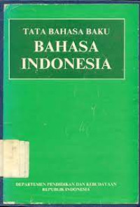 Image of TATA BAHASA BAKU BAHASA INDONESIA